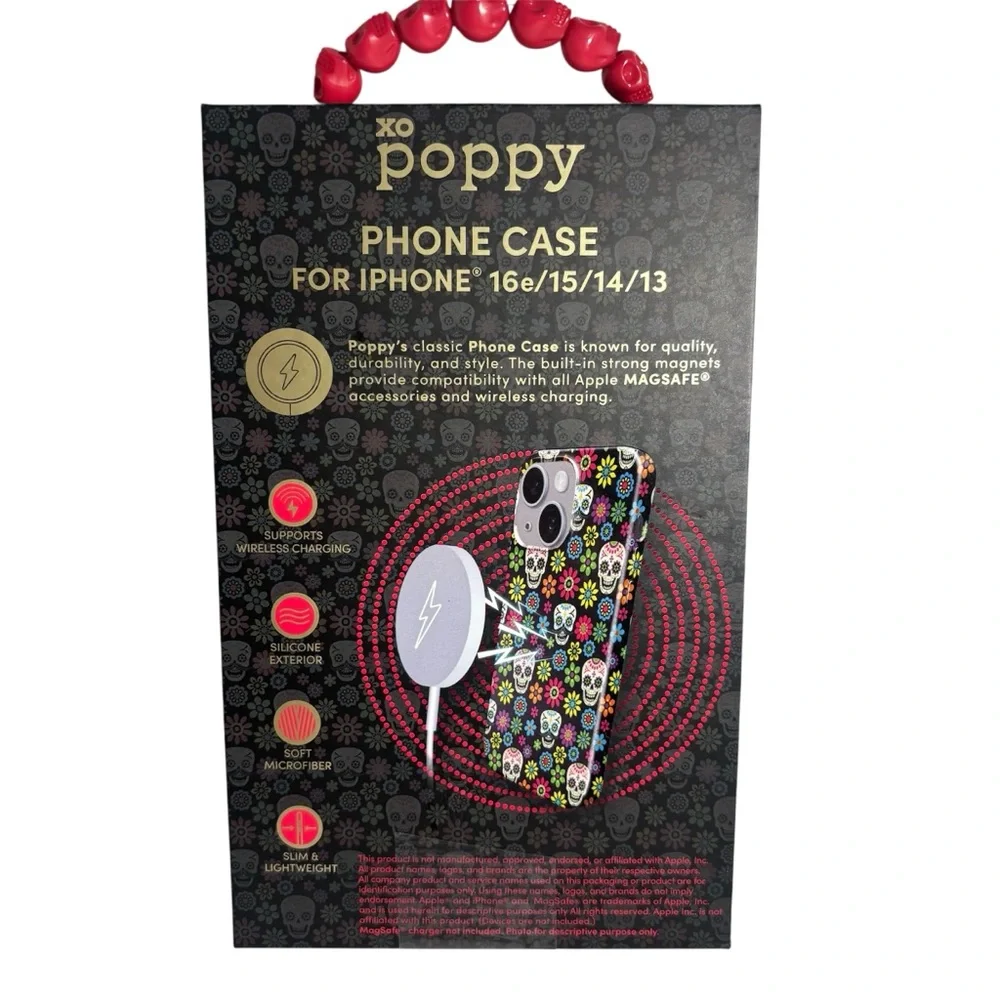 Xo Poppy sugar skull